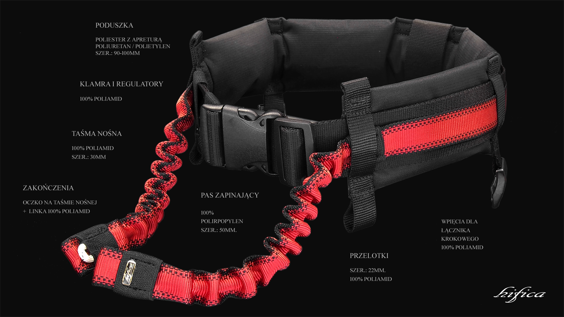Specyfikacja Techniczna Pasa Biodrowego Lite Trek PA