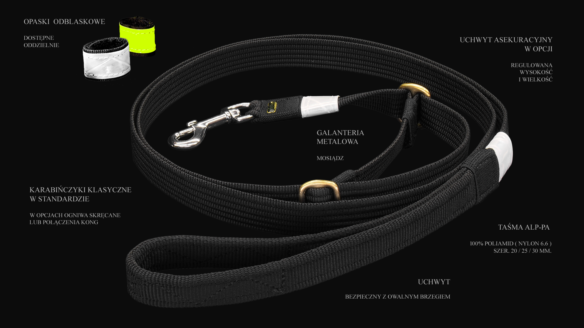 Specyfikacja Techniczna Smyczy Gentle Walk PP
