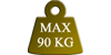 Maksymalna masa psa - stada 90 kg Maksymalna masa psa - stada 90 kg